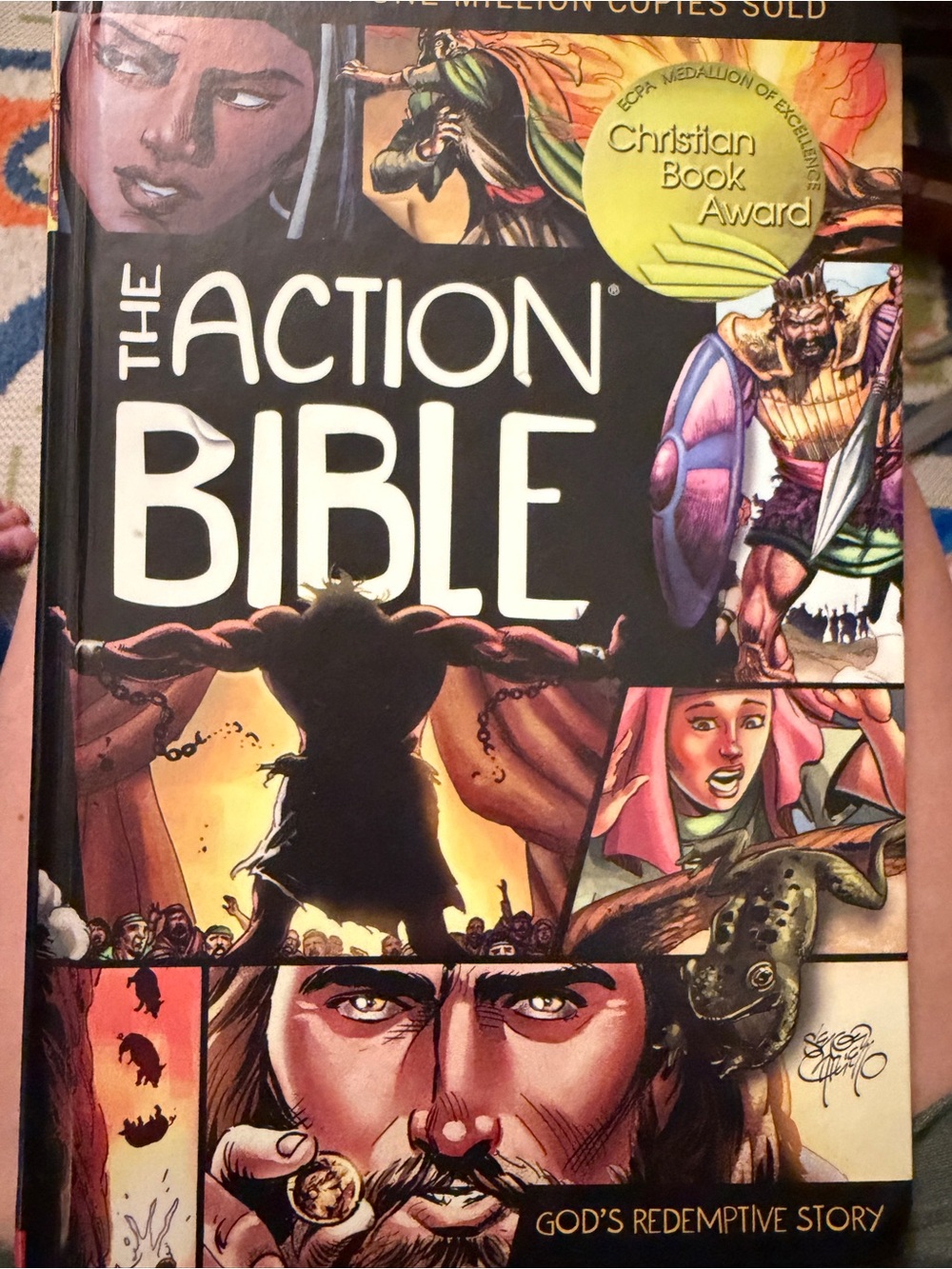 The Action Bible - Illustrated Graphic Bible (Black Cover)